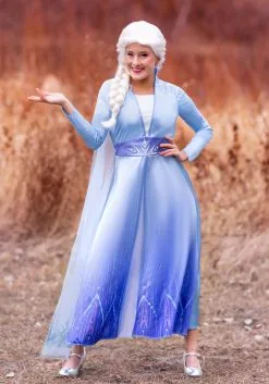 Disguise Deluxe Disney Frozen 2 Elsa Women's Costume 12 Disguise Deluxe Disney Frozen 2 Elsa Women's Costume -Video Game Costumes Shop frozen 2 womens elsa deluxe costume alt 4