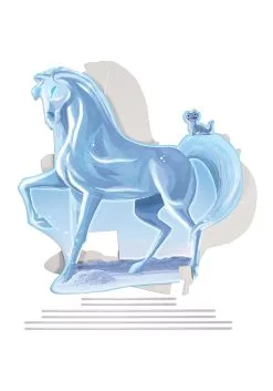 Disguise Adaptive Frozen Ice Nokk Wheelchair Cover Costume -Video Game Costumes Shop frozen ice nokk adaptive wheelchair cover alt 1