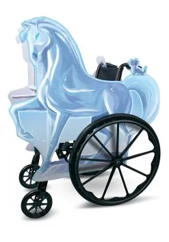 Disguise Adaptive Frozen Ice Nokk Wheelchair Cover Costume -Video Game Costumes Shop frozen ice nokk adaptive wheelchair cover alt 3