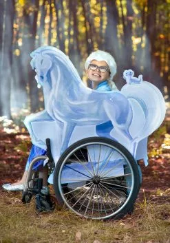 Disguise Adaptive Frozen Ice Nokk Wheelchair Cover Costume