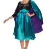 Disguise Deluxe Frozen Queen Anna Women's Costume -Video Game Costumes Shop frozen queen anna deluxe costume for women