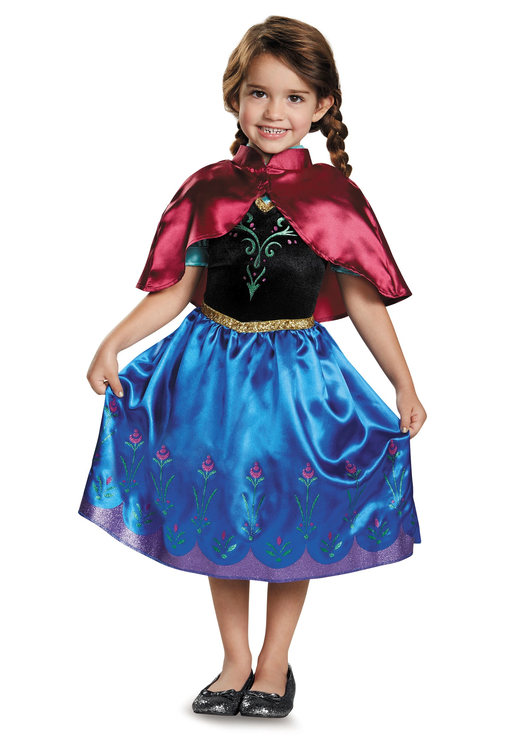 Disguise Frozen Traveling Anna Classic Toddler Costume For Girls 3 Disguise Frozen Traveling Anna Classic Toddler Costume For Girls