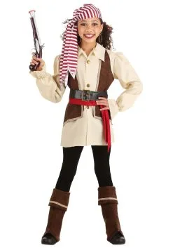 LF Products Pte. Ltd. Cavalier Buccaneer Girl's Costume