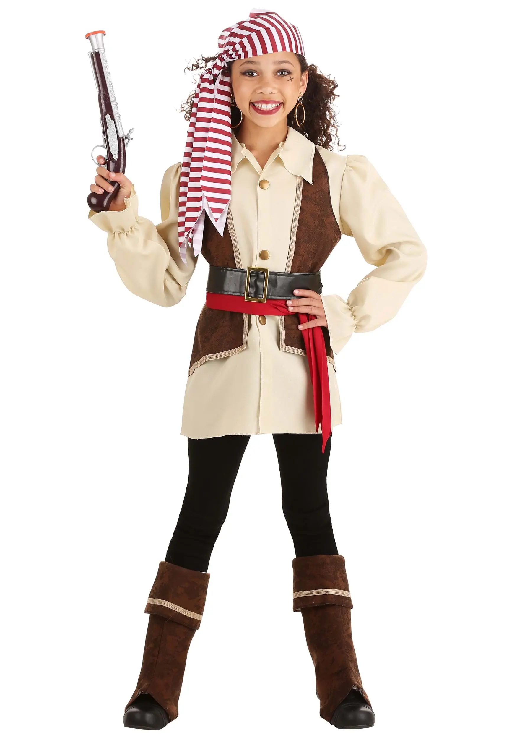 LF Products Pte. Ltd. Cavalier Buccaneer Girl's Costume 3 LF Products Pte. Ltd. Cavalier Buccaneer Girl's Costume