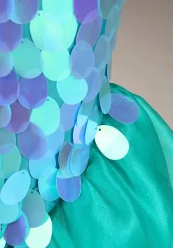 LF Products Pte. Ltd. Disney Little Mermaid Ariel Costume For Girls -Video Game Costumes Shop girls little mermaid ariel costume alt 4