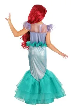 LF Products Pte. Ltd. Disney Little Mermaid Ariel Costume For Girls -Video Game Costumes Shop girls little mermaid ariel costume alt 5