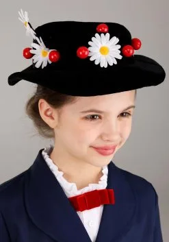 Fun Costumes Mary Poppins Costume For Girls -Video Game Costumes Shop girls mary poppins costume alt 6
