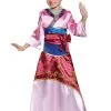 Disguise Mulan Deluxe Child Costume 1 Disguise Mulan Deluxe Child Costume -Video Game Costumes Shop girls mulan deluxe costume1