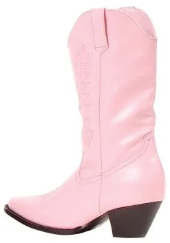 Ellie Girls Pink Cowgirl Boots
