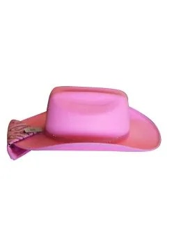 Aeromax Pink Sparkle Girl's Cowboy Hat & Bandana Set -Video Game Costumes Shop girls pink sparkle cowboy hat bandana set alt 3