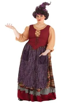 Fun Costumes Mary Sanderson Costume For Plus Size Women From Disney’s Hocus Pocus 24 Fun Costumes Mary Sanderson Costume For Plus Size Women From Disney’s Hocus Pocus -Video Game Costumes Shop hocus pocus mary sanderson plus size womens costume alt 6