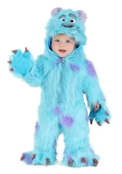 Zhenjiang Lian Yew Every Age Garment Accessories A Disney Monsters Inc Hooded Sulley Costume For Infants -Video Game Costumes Shop infant hooded monsters inc sulley costume alt 3