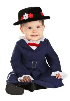 Fun Costumes Mary Poppins Infant Costume -Video Game Costumes Shop infant mary poppins costume alt 3