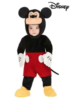 M&R TOY CO., LTD Snuggly Disney Mickey Mouse Baby Costume -Video Game Costumes Shop infant snuggly mickey mouse costume alt 5