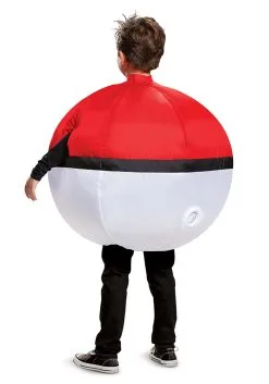 Disguise Inflatable Poké Ball Kids Costume -Video Game Costumes Shop inflatable poke ball child costume alt 4