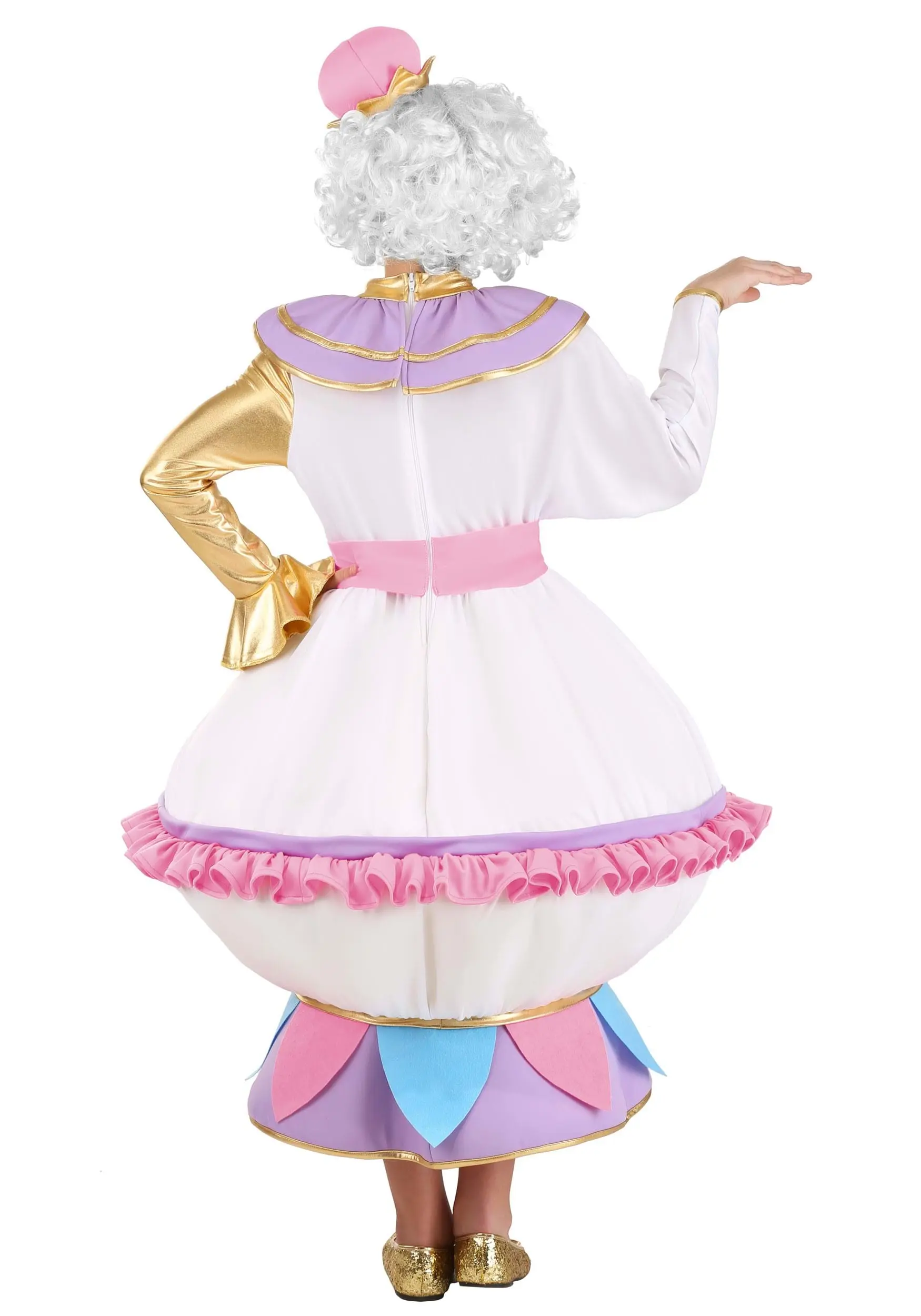 Fun Costumes Mrs. Potts Costume For Kids From Disney's Beauty And The Beast 4 Fun Costumes Mrs. Potts Costume For Kids From Disney's Beauty And The Beast - Image 2