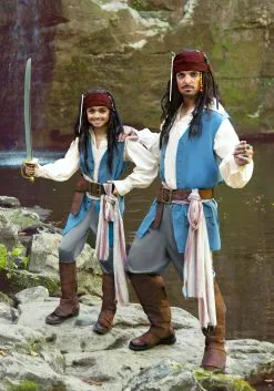 Fun Costumes Captain Jack Sparrow Costume For Kids From Disney's Pirates Of The Caribbean 14 Fun Costumes Captain Jack Sparrow Costume For Kids From Disney's Pirates Of The Caribbean -Video Game Costumes Shop kids captain jack sparrow costume alt 9