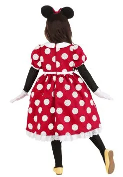 Fun Costumes Deluxe Disney Minnie Mouse Costume For Girls -Video Game Costumes Shop kids deluxe minnie mouse costume alt 5