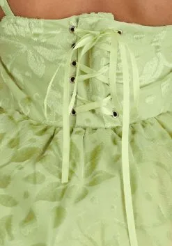 Armada Girl's Disney Deluxe The Princess And The Frog Tiana Costume -Video Game Costumes Shop kids deluxe tiana costume alt 6