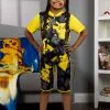 AME Sleepwear Pikachu Romper For Kids