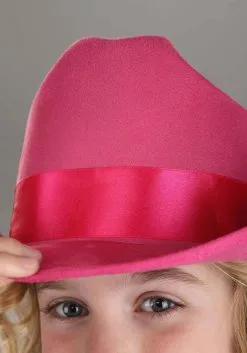 Elope Pink Cowboy Costume Hat For Girls 9 Elope Pink Cowboy Costume Hat For Girls -Video Game Costumes Shop kids pink cowboy hat alt 3