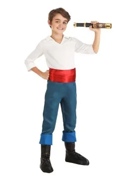 Armada Disney The Little Mermaid Prince Eric Costume For Boys -Video Game Costumes Shop kids prince eric costume alt 6