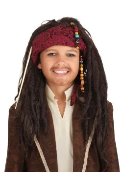 Partytime Wig Realistic Pirate Wig For Kids