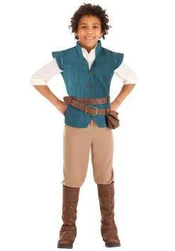Fun Costumes Flynn Rider Costume For Kids From Disney's Tangled -Video Game Costumes Shop kids tangled flynn rider costume alt 6
