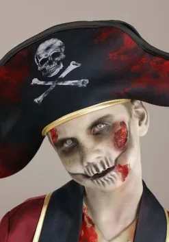 Fun Costumes Zombie Pirate Costume For Kids -Video Game Costumes Shop kids zombie pirate costume alt 2