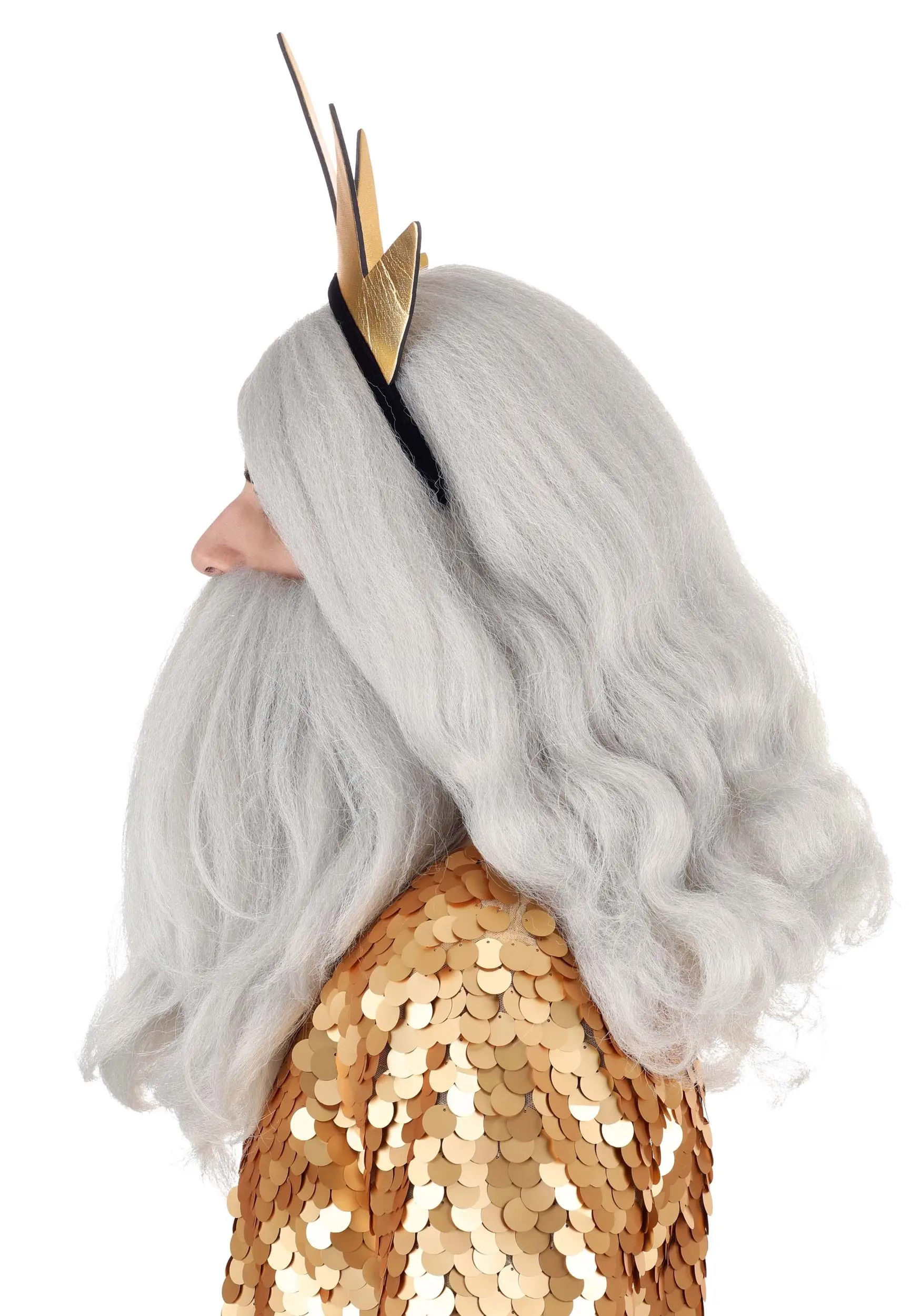 Partytime Wig Disney King Triton Beard And Wig Accessory Kit 5 Partytime Wig Disney King Triton Beard And Wig Accessory Kit - Image 3