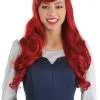 Partytime Wig Disney The Little Mermaid Women's Ariel Wig -Video Game Costumes Shop little mermaid ariel wig