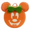 Disney Glow Face Minnie Pumpkin Loungefly Mini Backpack