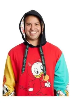 Loungefly Disney Huey, Dewey, And Louie Adult Halloween Hoodie -Video Game Costumes Shop loungefly disney huey dewey louie halloween un alt 4