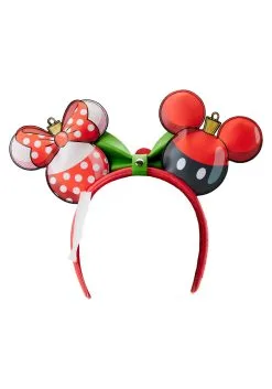 Loungefly Mickey Minnie Ornament Headband -Video Game Costumes Shop loungefly mickey minnie ornament heandband alt 2