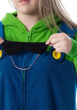 MJC International Adult Luigi Unisex Microfleece Union Suit 7 MJC International Adult Luigi Unisex Microfleece Union Suit -Video Game Costumes Shop luigi unisex microfleece unionsuit alt 2