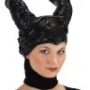 Elope Disney Maleficent Stuffed Adult Headpiece -Video Game Costumes Shop maleficent plush headpiece