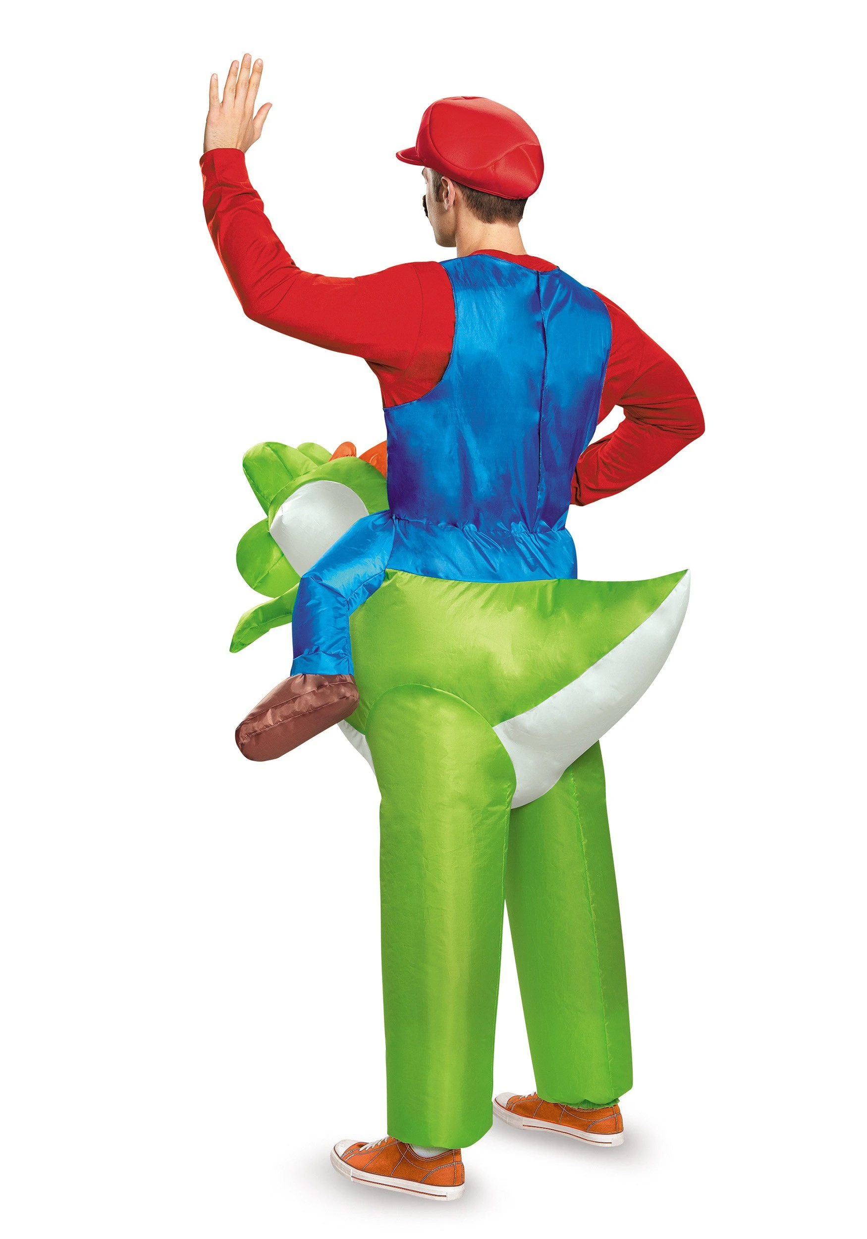 Disguise Mario Riding Yoshi Adult Costume 4 Disguise Mario Riding Yoshi Adult Costume - Image 2