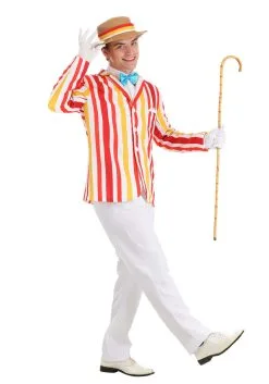 Fun Costumes Mary Poppins Bert Jacket Costume For Men -Video Game Costumes Shop mary poppins bert jacket costume alt 9