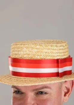 Elope Mary Poppins Bert Straw Hat For Adults 7 Elope Mary Poppins Bert Straw Hat For Adults -Video Game Costumes Shop mary poppins bert straw hat alt 2