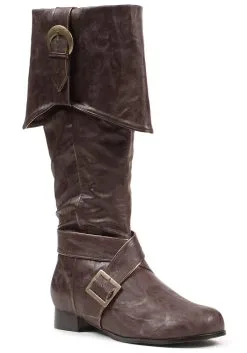 Ellie Brown Buckle Men's Pirate Boots