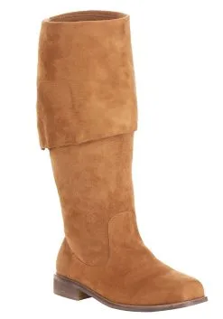 Elope Brown Captain Pirate Boots For Men