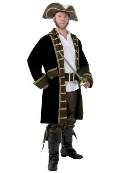Fun Costumes Men's Plus Size Realistic Pirate Costume