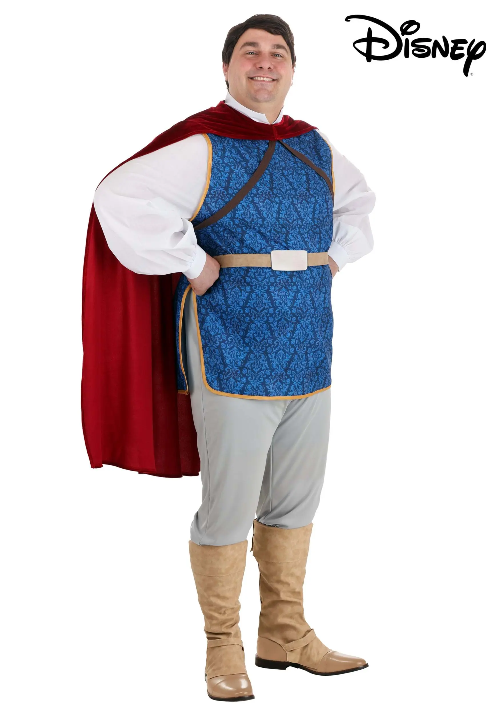 Fun Costumes The Prince Costume For Plus Size Men From Disney's Snow White 4 Fun Costumes The Prince Costume For Plus Size Men From Disney's Snow White - Image 2