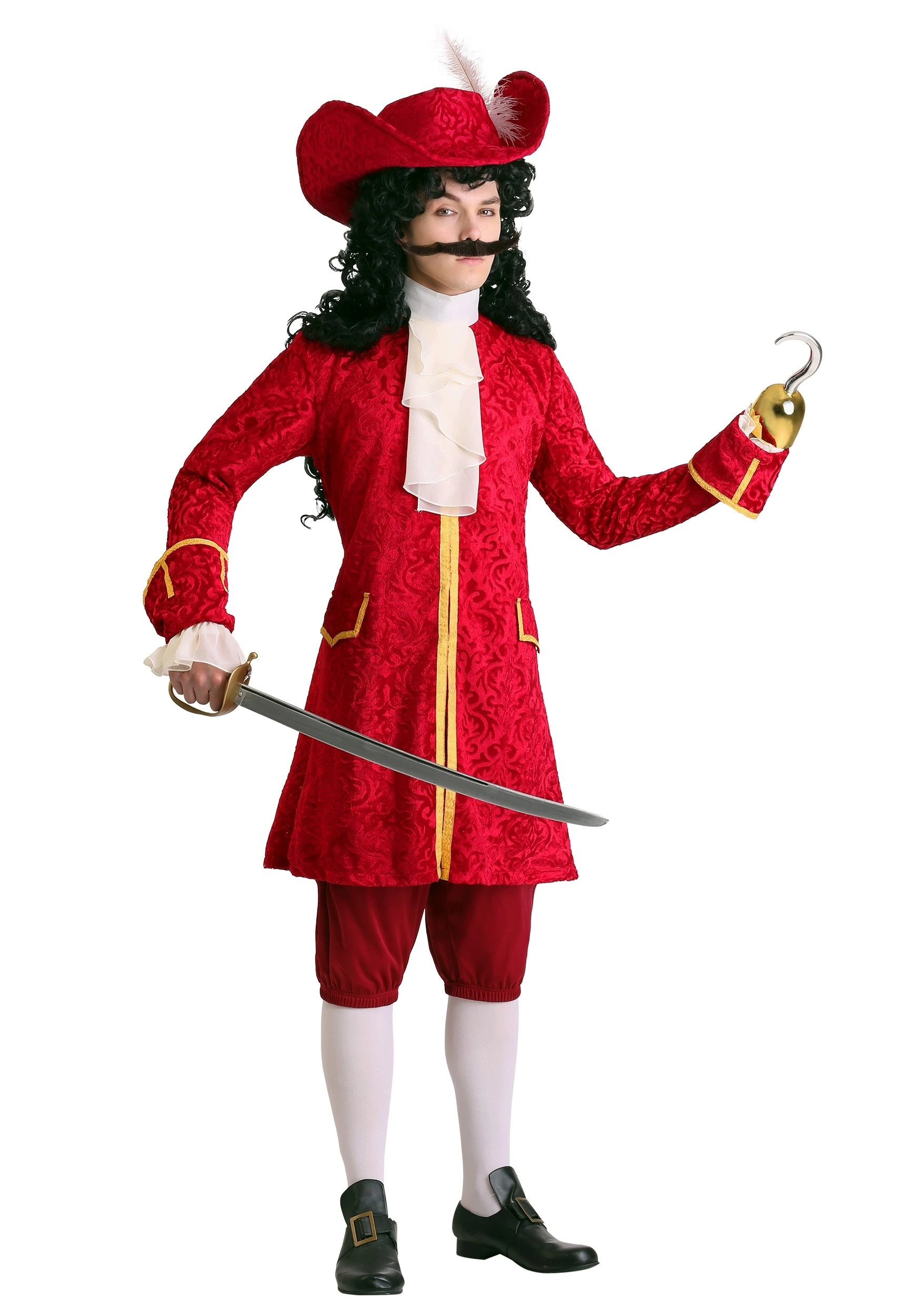 Fun Costumes Plus Size Men's Privateer Pirate Costume 3 Fun Costumes Plus Size Men's Privateer Pirate Costume