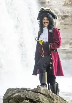 Fun Costumes Deluxe Captain Hook Costume -Video Game Costumes Shop mens ultimate captain hook costume alt 2