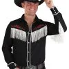 Fun Costumes Men's Western Costume Shirt -Video Game Costumes Shop mens western shirt