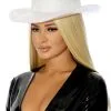Forplay Metallic Cowboy Hat Accessory
