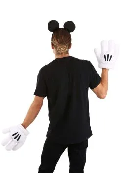 Elope Women's Mickey Ears & Glove Set 14 Elope Women's Mickey Ears & Glove Set -Video Game Costumes Shop mickey ears glove set alt 2