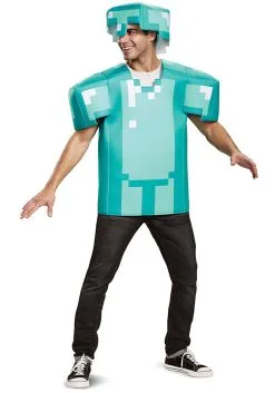Disguise Minecraft Armor Classic Adult Costume 8 Disguise Minecraft Armor Classic Adult Costume -Video Game Costumes Shop minecraft armor classic adult costume alt 2