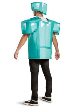 Disguise Minecraft Armor Classic Adult Costume 9 Disguise Minecraft Armor Classic Adult Costume -Video Game Costumes Shop minecraft armor classic adult costume alt 3